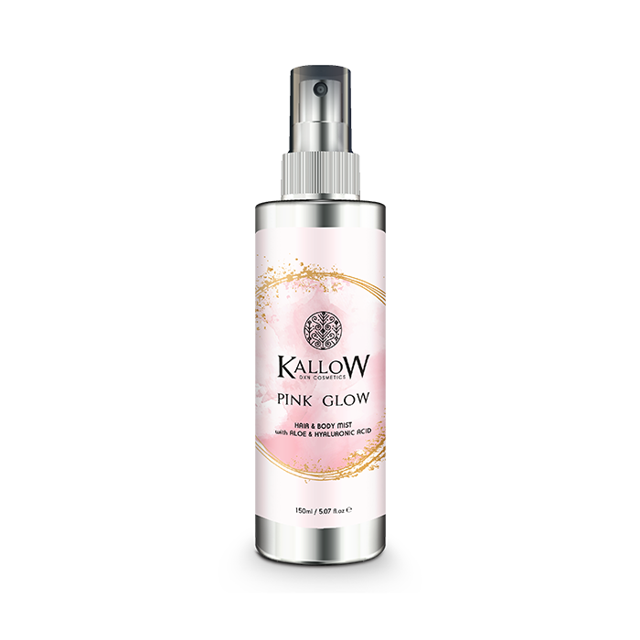 DXN Kallow - Pink Glow Hair & Body Mist with Aloe & Hyaluronic Acid